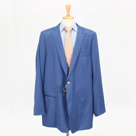 NEW Indochino 54XL 58x32 Blue Wool Two Button Full Suit R227 - Picture 4 of 13
